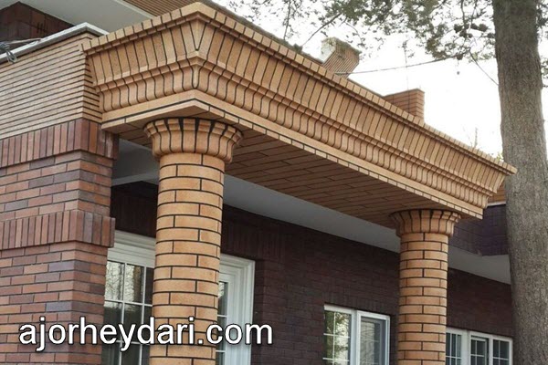 عرضه آجر ستونی سنتی با بهترین کیفیت | آجر سنتی حیدری