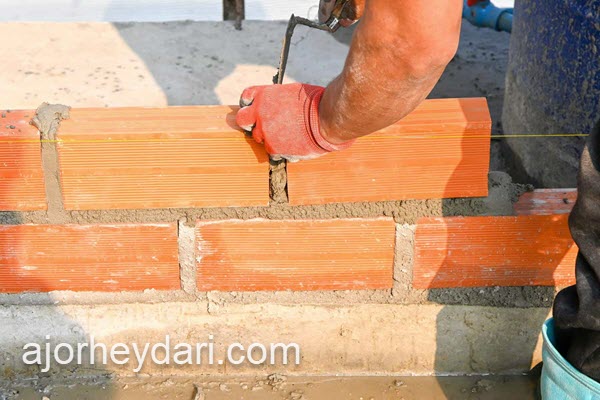 خرید و قیمت آجر قزاقی در تهران | آجر سنتی حیدری