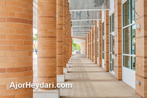 اهمیت آجر دور ستون قزاقی در معماری ایرانی