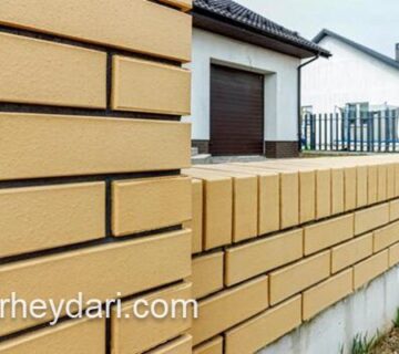 خرید آجر پلاک زرد از تولید کننده معتبر | آجر سنتی حیدری